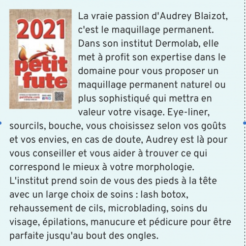 Recommandation Petit Futé 2021